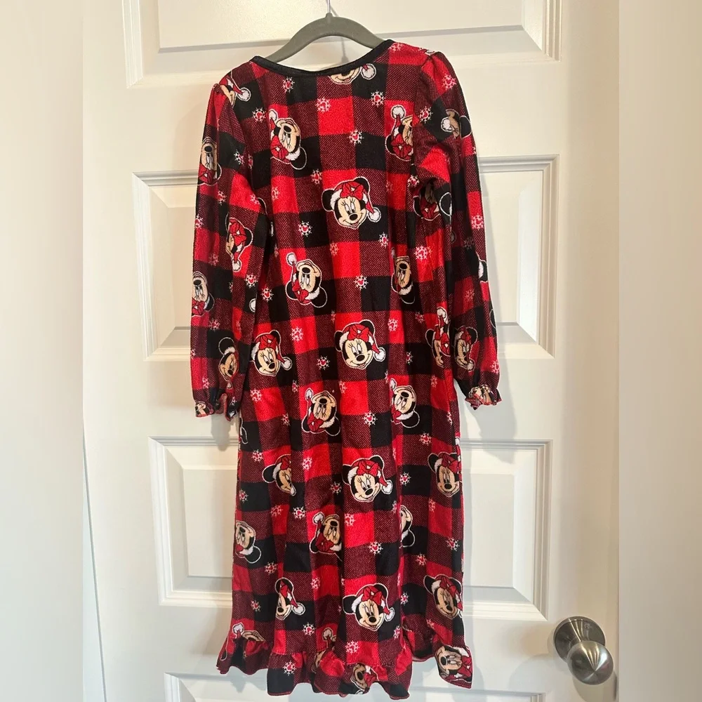 Girls Disney Minnie Mouse Christmas Nightgown – Size 6 – EUC